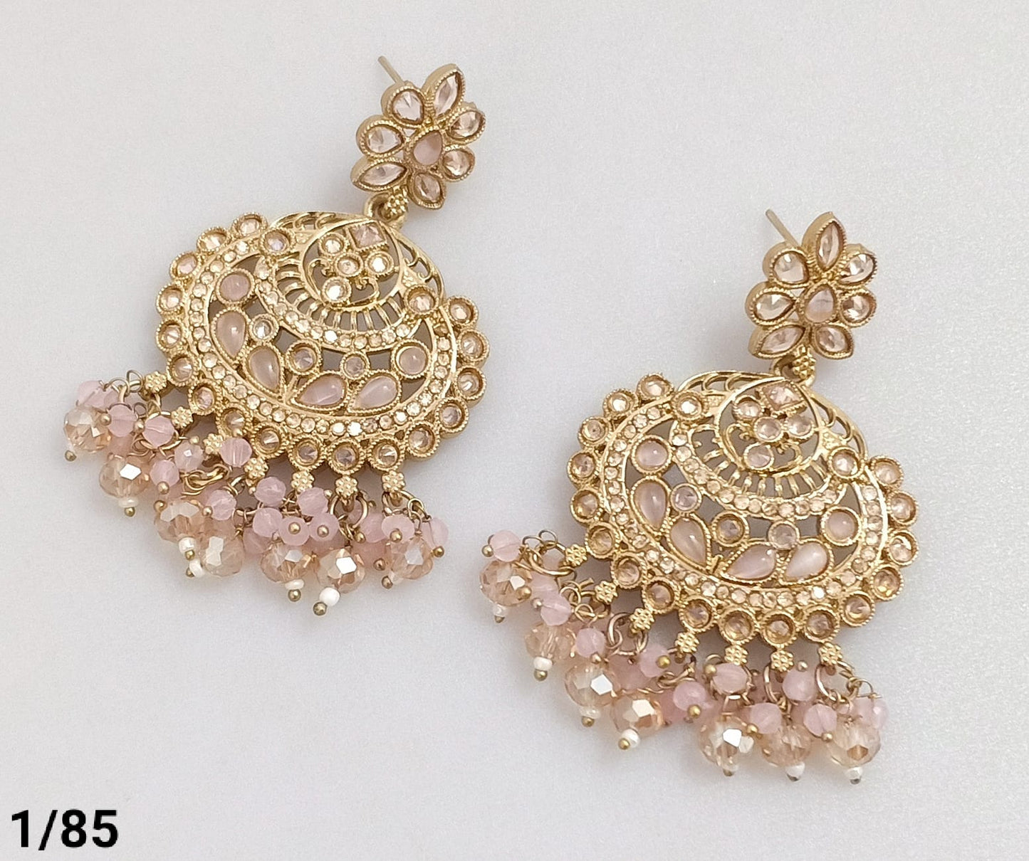 Antique Gold Plated Earring Set