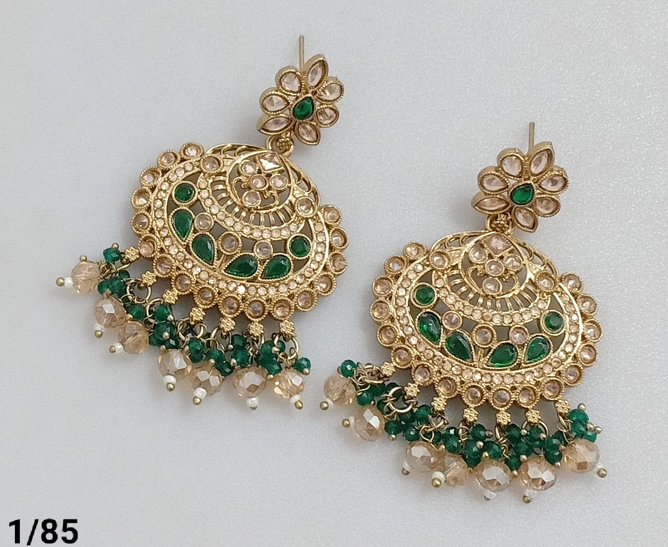 Antique Gold Plated Earring Set