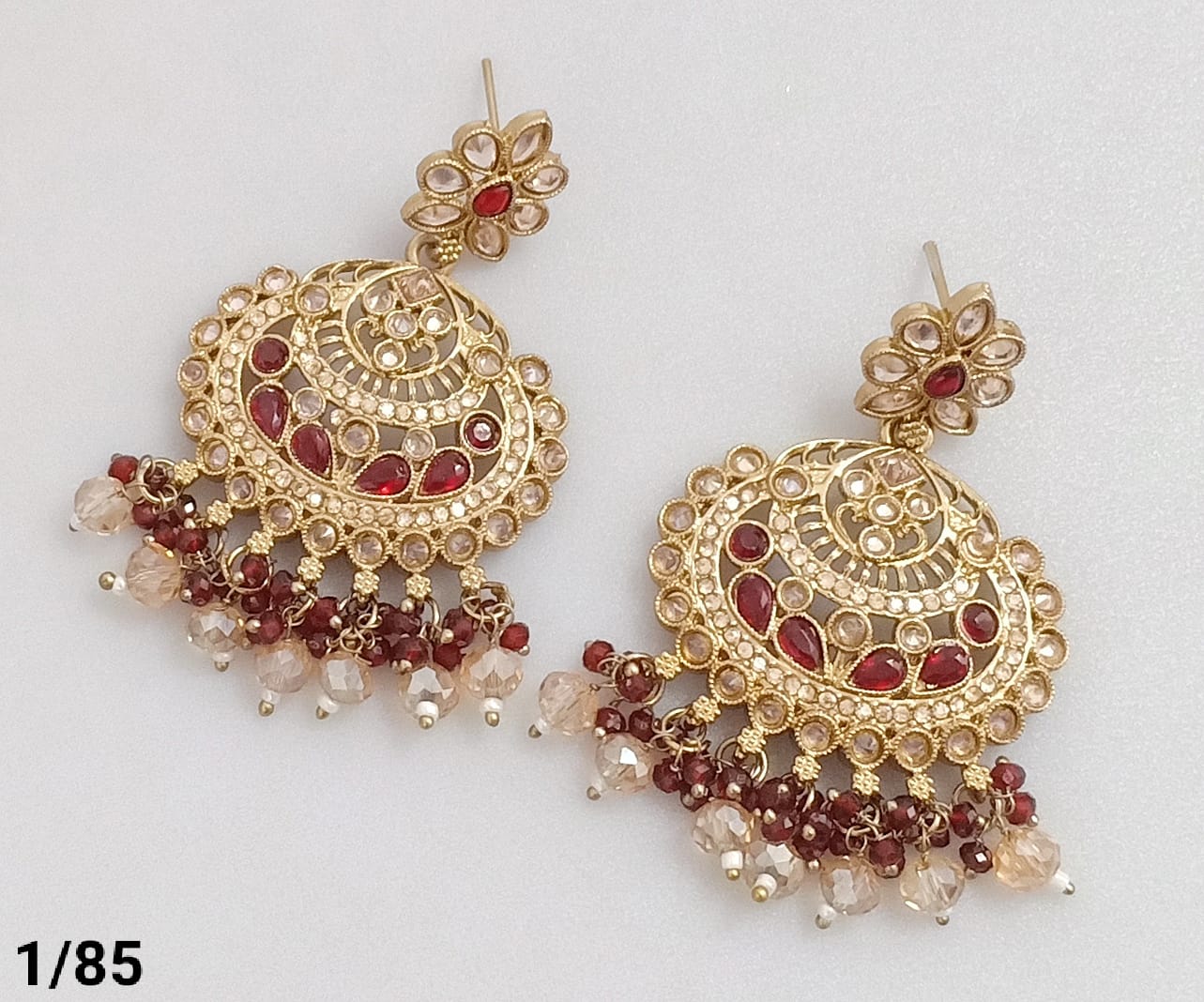 Antique Gold Plated Earring Set