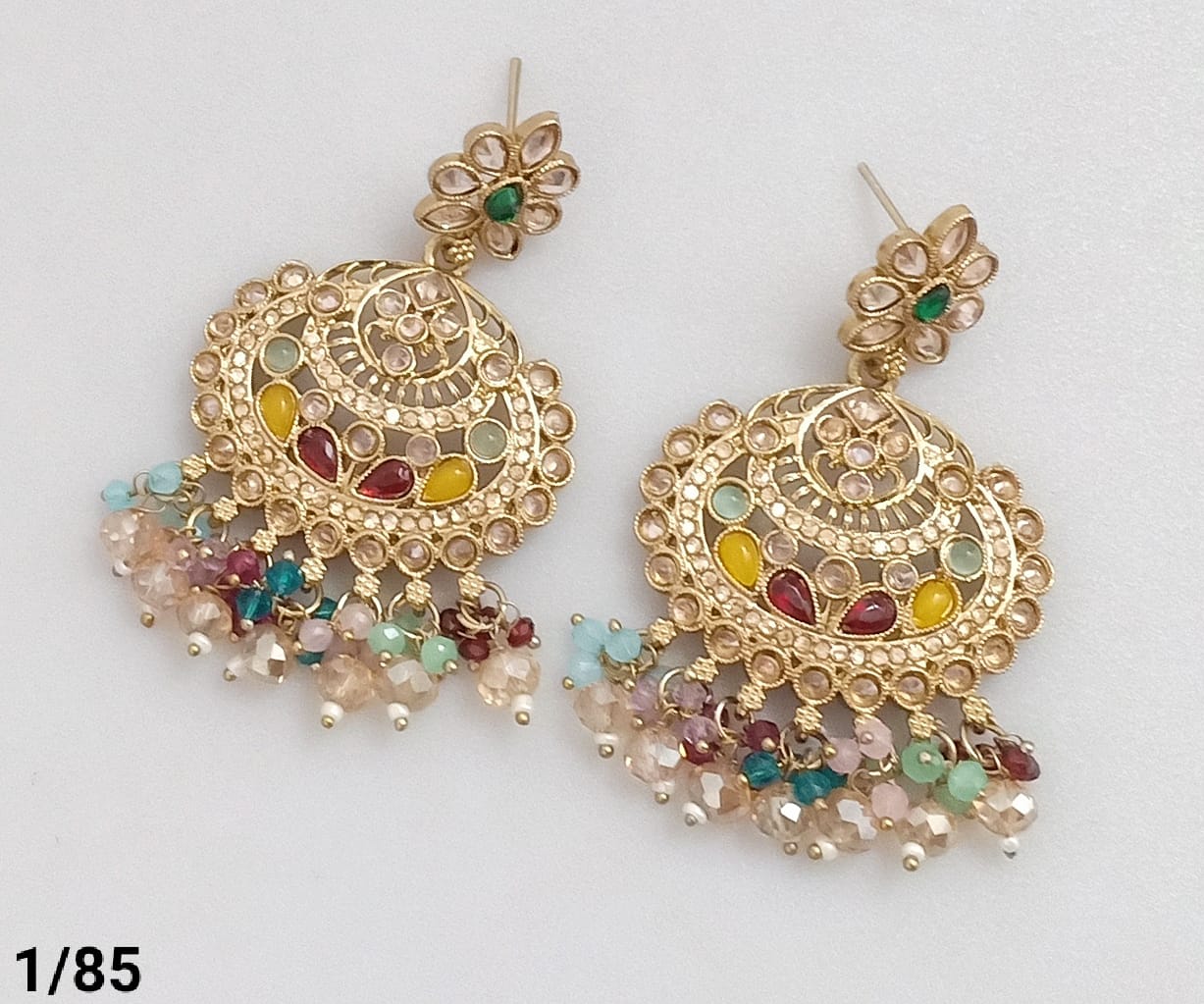 Antique Gold Plated Earring Set