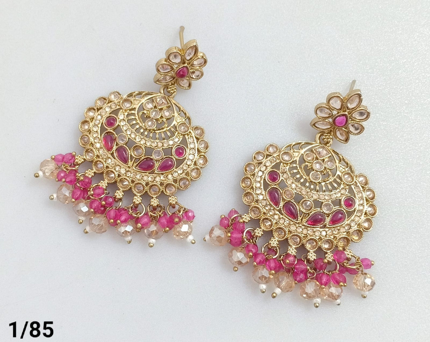 Antique Gold Plated Earring Set