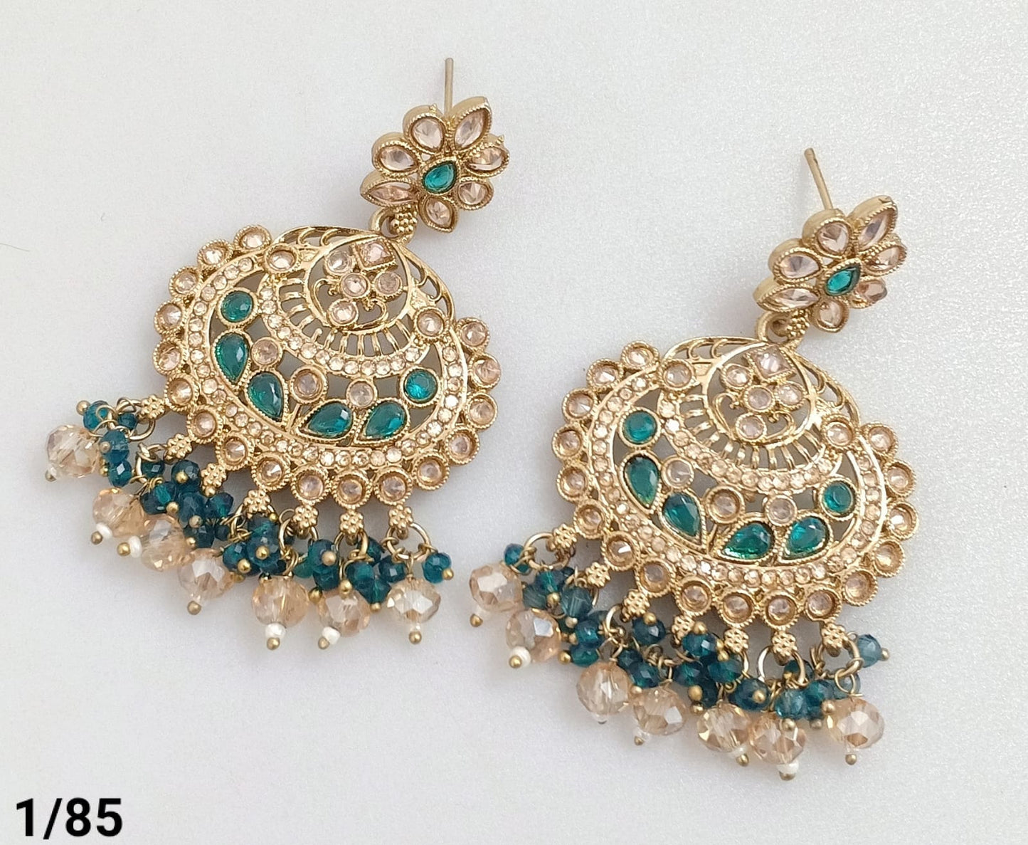 Antique Gold Plated Earring Set