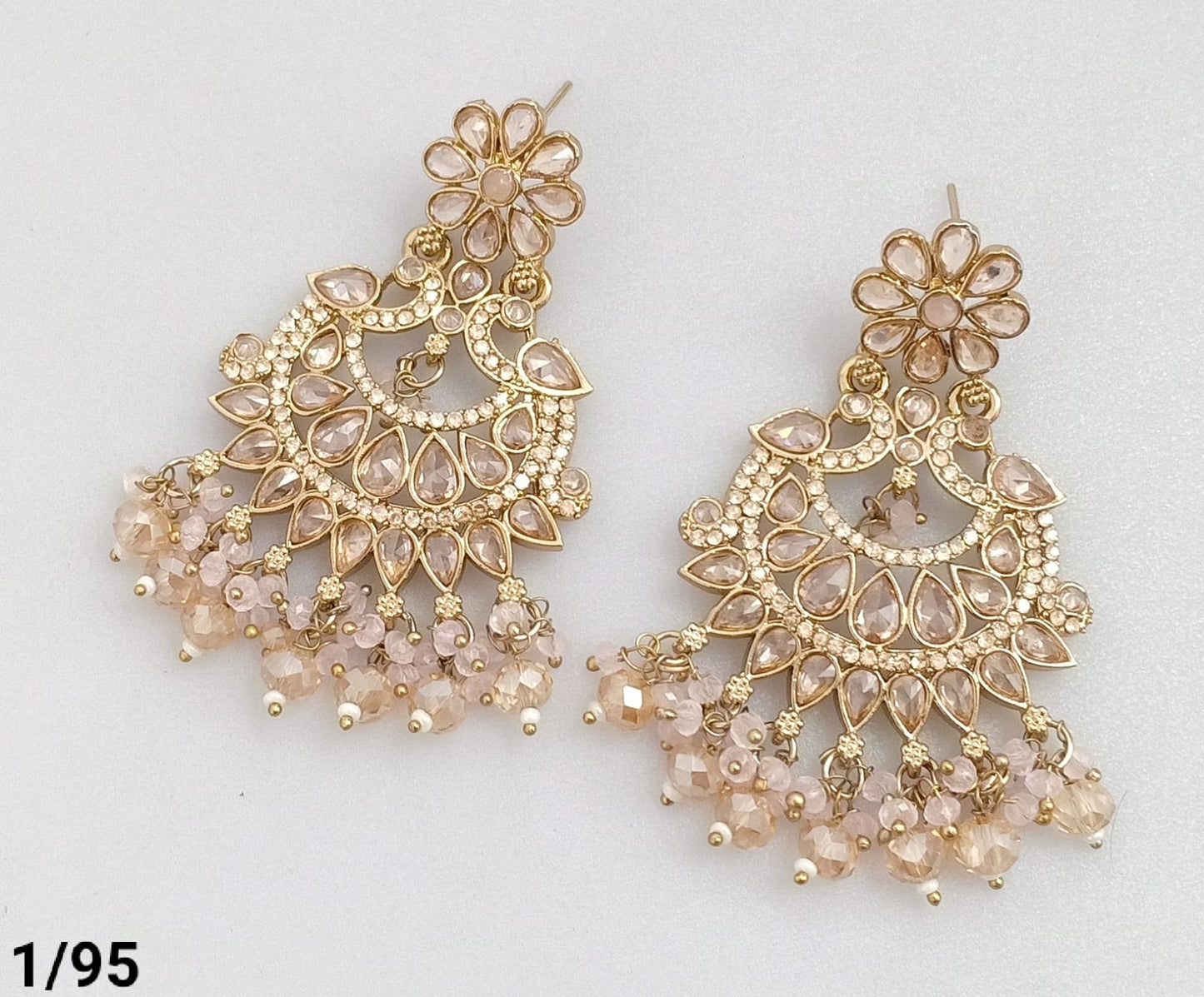 Antique Gold Plated Earring Set