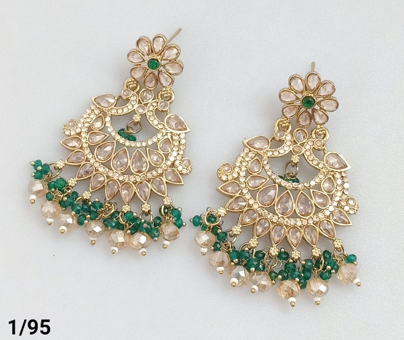 Antique Gold Plated Earring Set