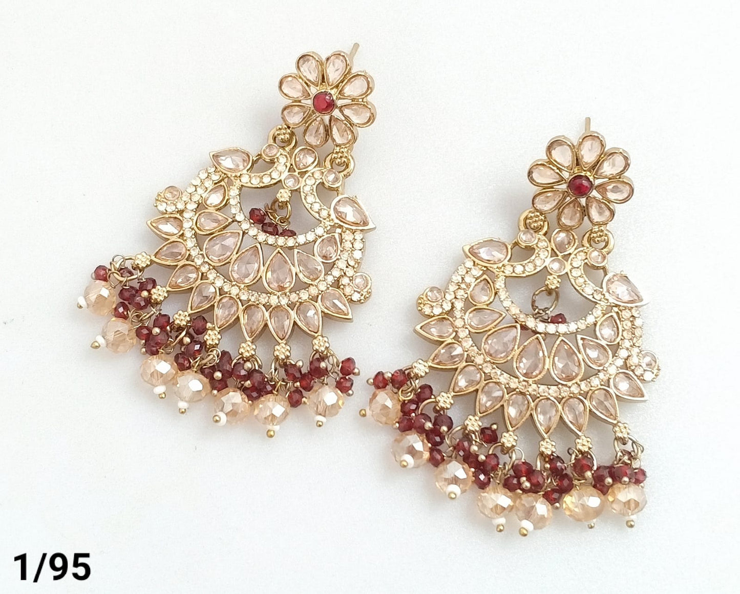 Antique Gold Plated Earring Set