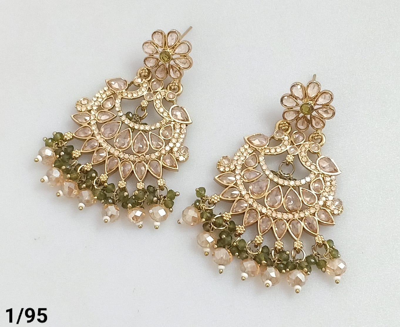 Antique Gold Plated Earring Set