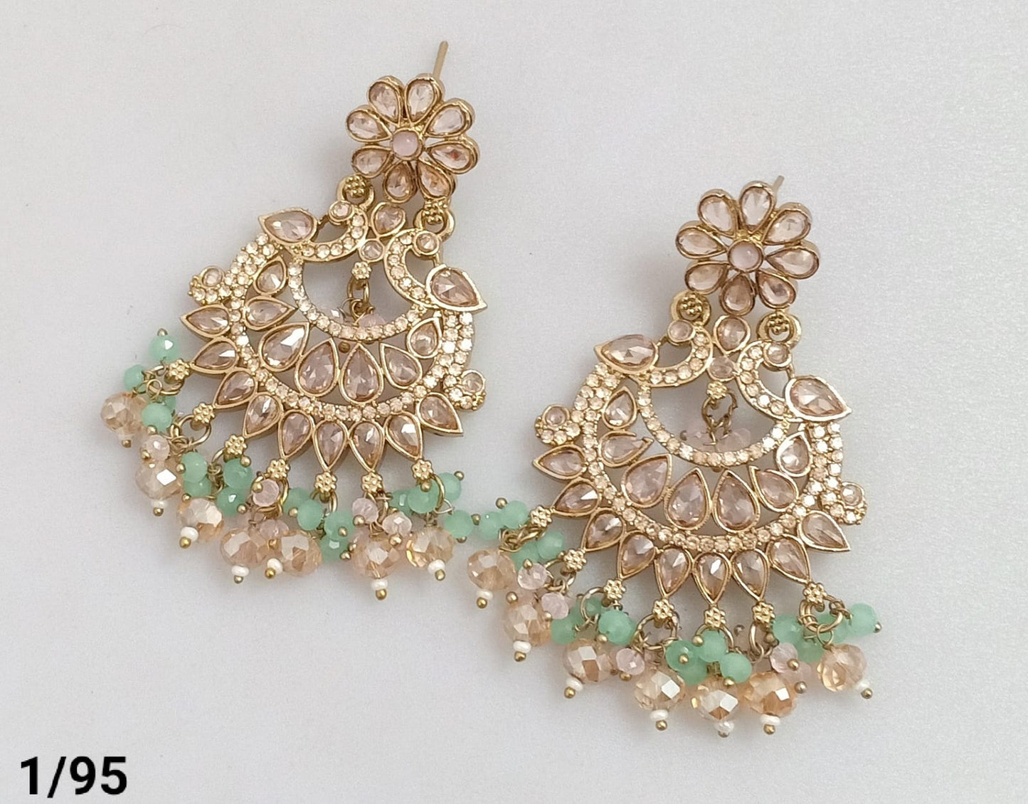 Antique Gold Plated Earring Set