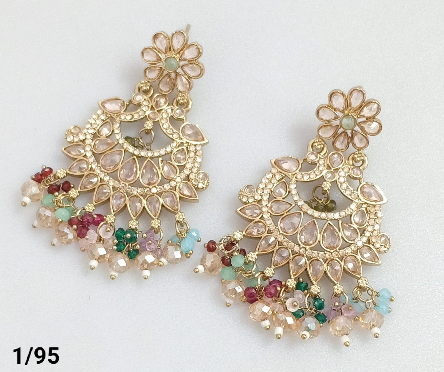 Antique Gold Plated Earring Set
