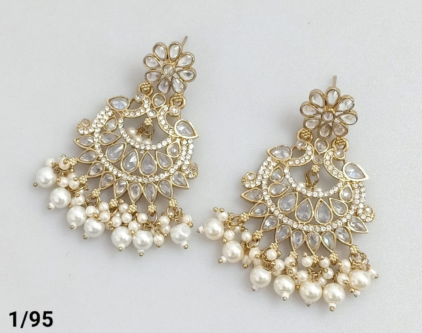 Antique Gold Plated Earring Set