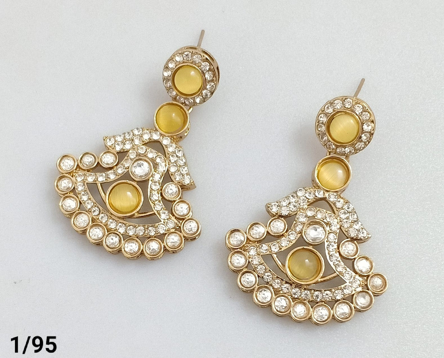 Antique Gold Plated Earring Set