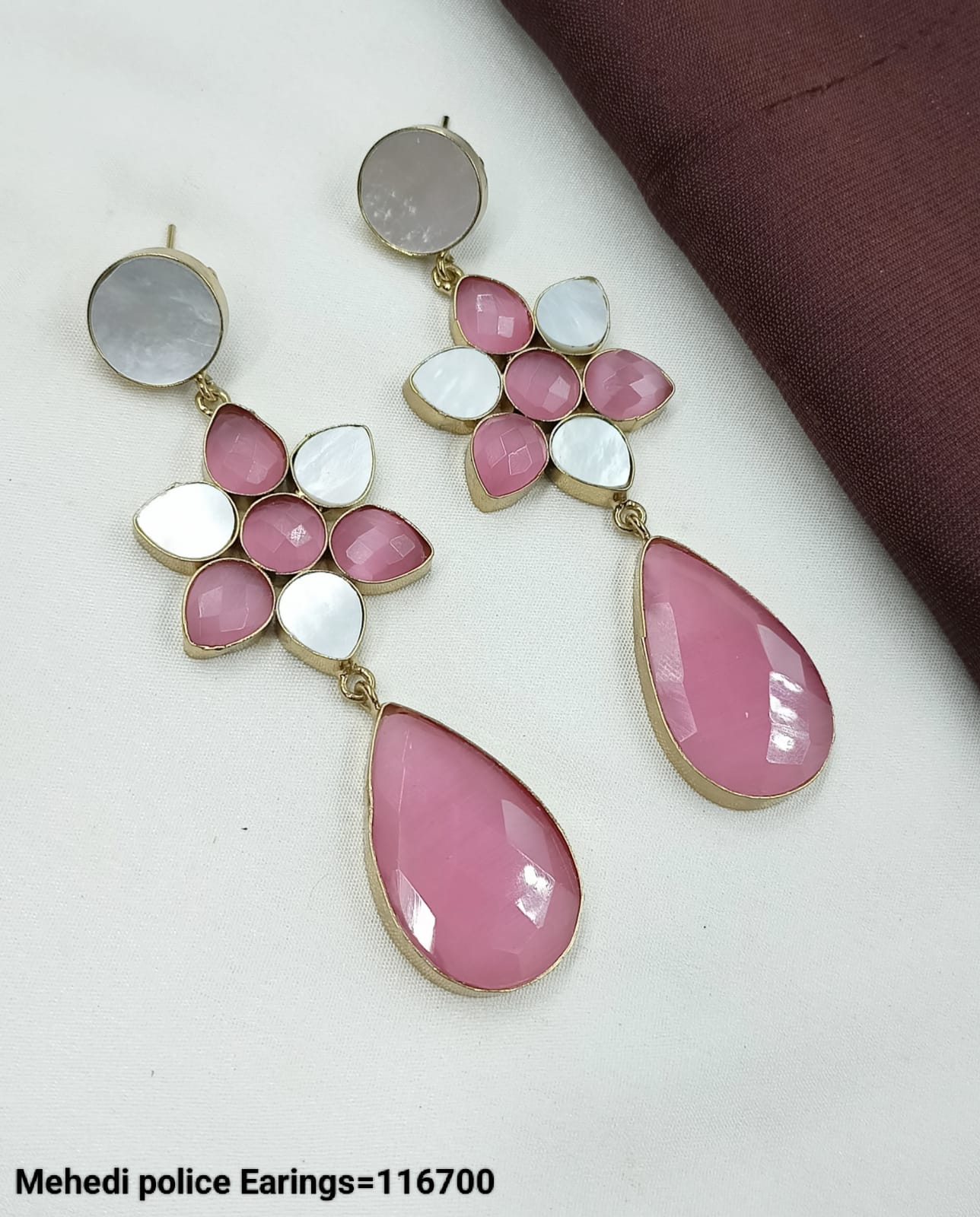 Petal Cluster Drop Earrings - Lucentemarket