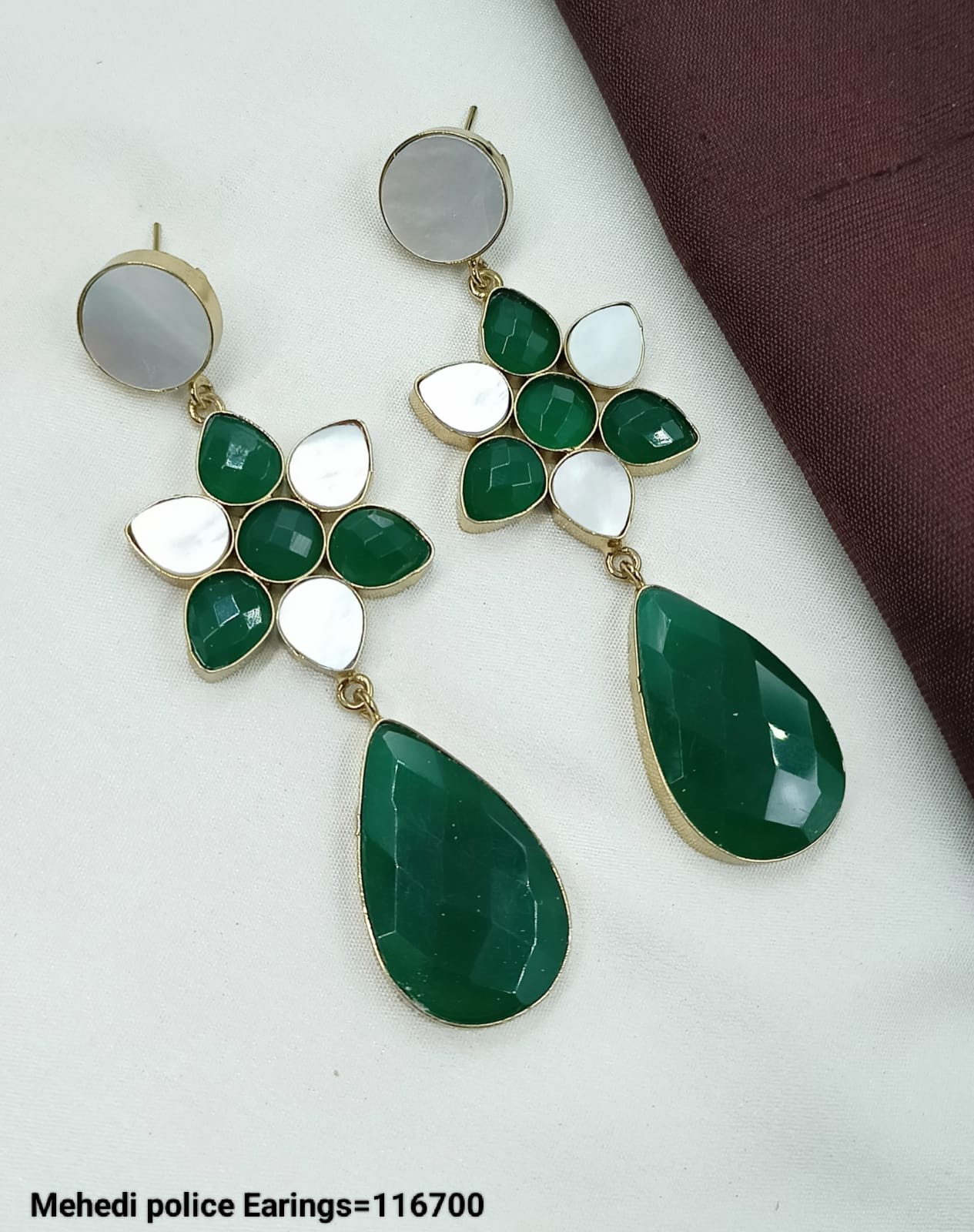 Petal Cluster Drop Earrings - Lucentemarket