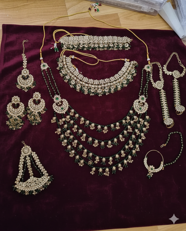 Wedding Collection Shadaw Stone Choker Bridal Jewelry Set