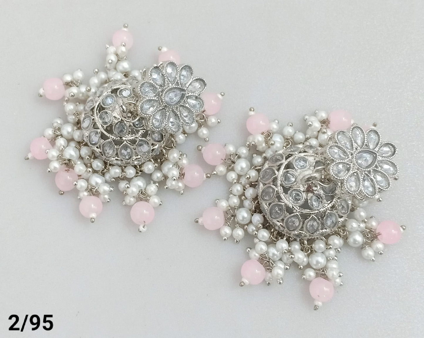 Silver Plated Jhumki Set