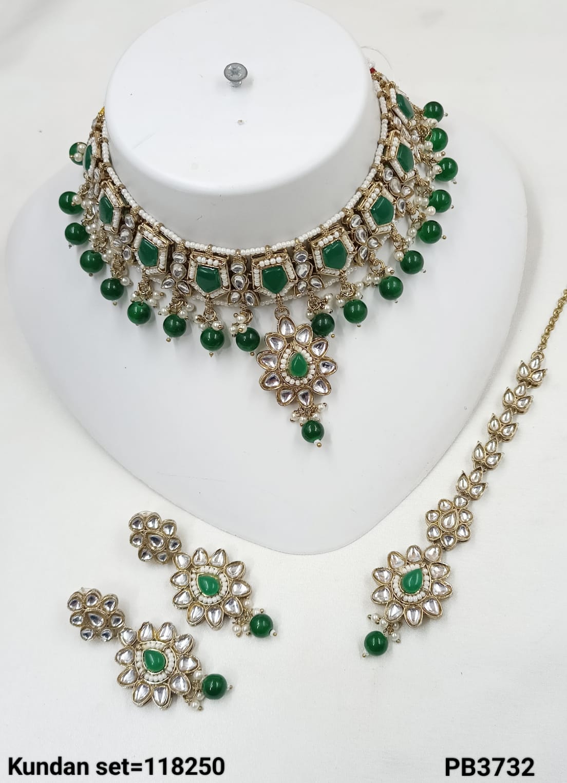 Antique Gold Plated Choker Necklace Set