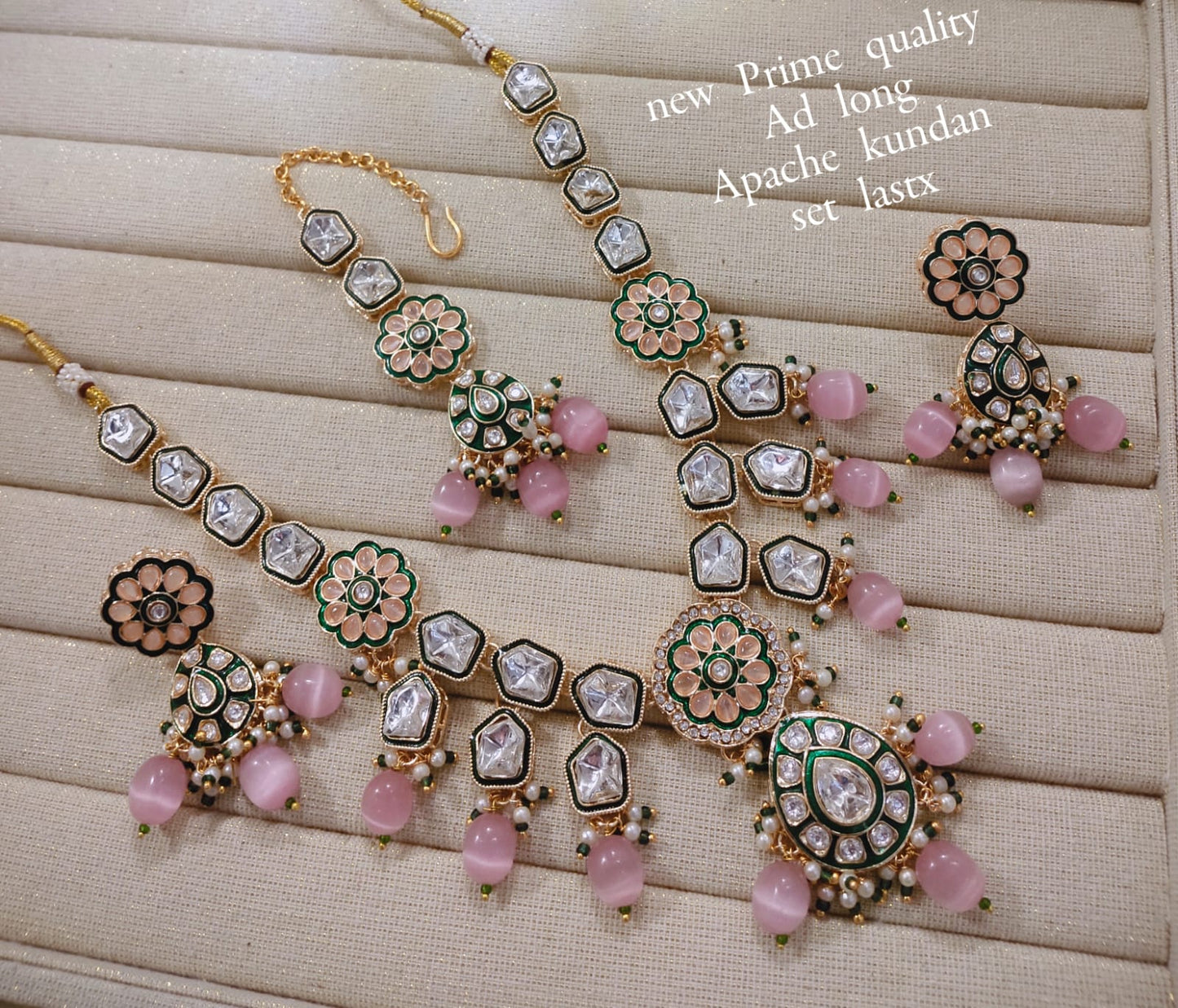 Premium Long Kundan Necklace Set – Bridal & Festive Jewelry