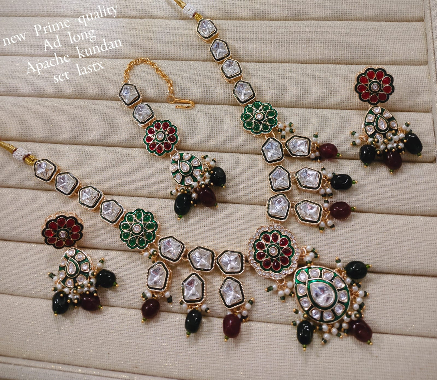 Premium Long Kundan Necklace Set – Bridal & Festive Jewelry