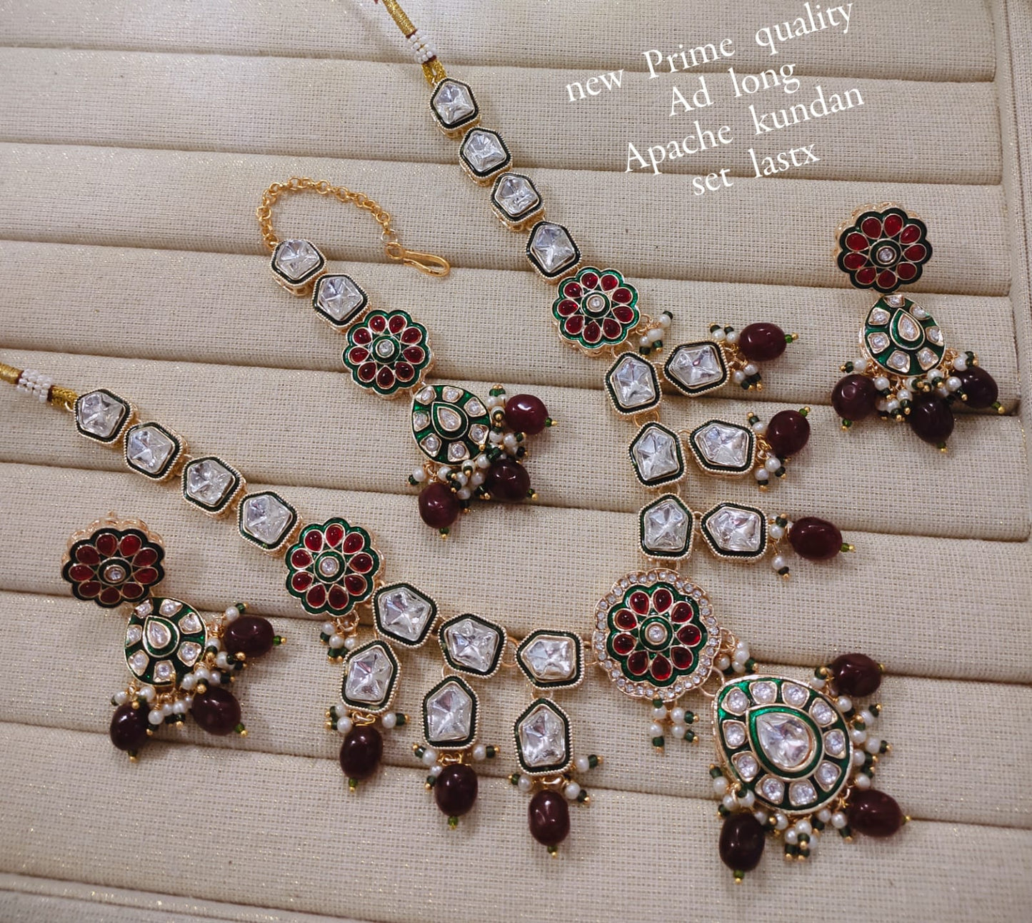 Premium Long Kundan Necklace Set – Bridal & Festive Jewelry