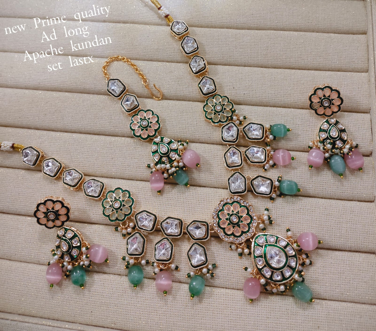 Premium Long Kundan Necklace Set – Bridal & Festive Jewelry