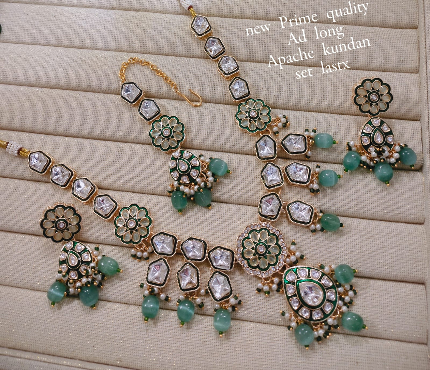 Premium Long Kundan Necklace Set – Bridal & Festive Jewelry