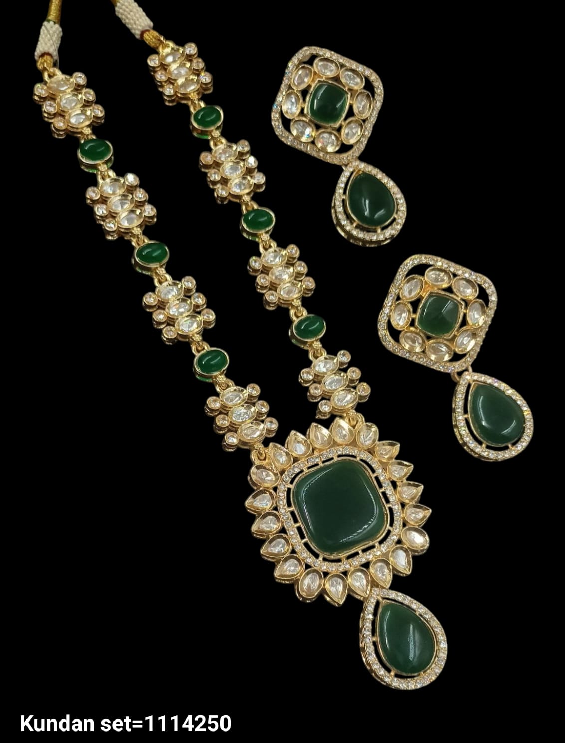 Traditional Gold Plated Kundan Necklace Set