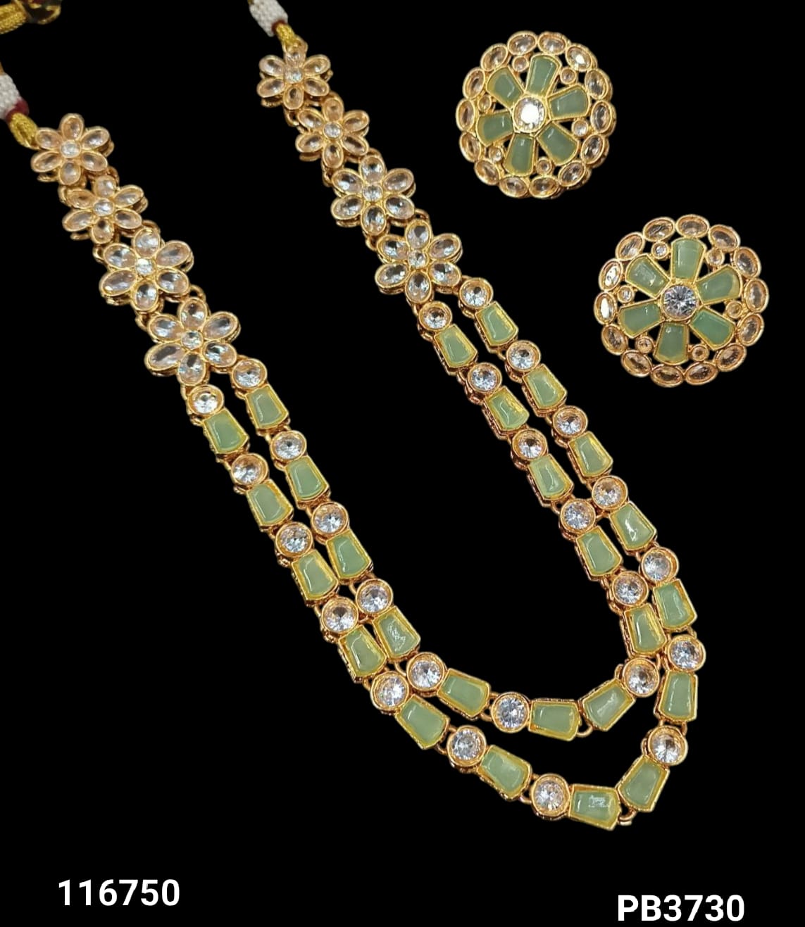 Traditional Gold Plated Kundan Necklace Set