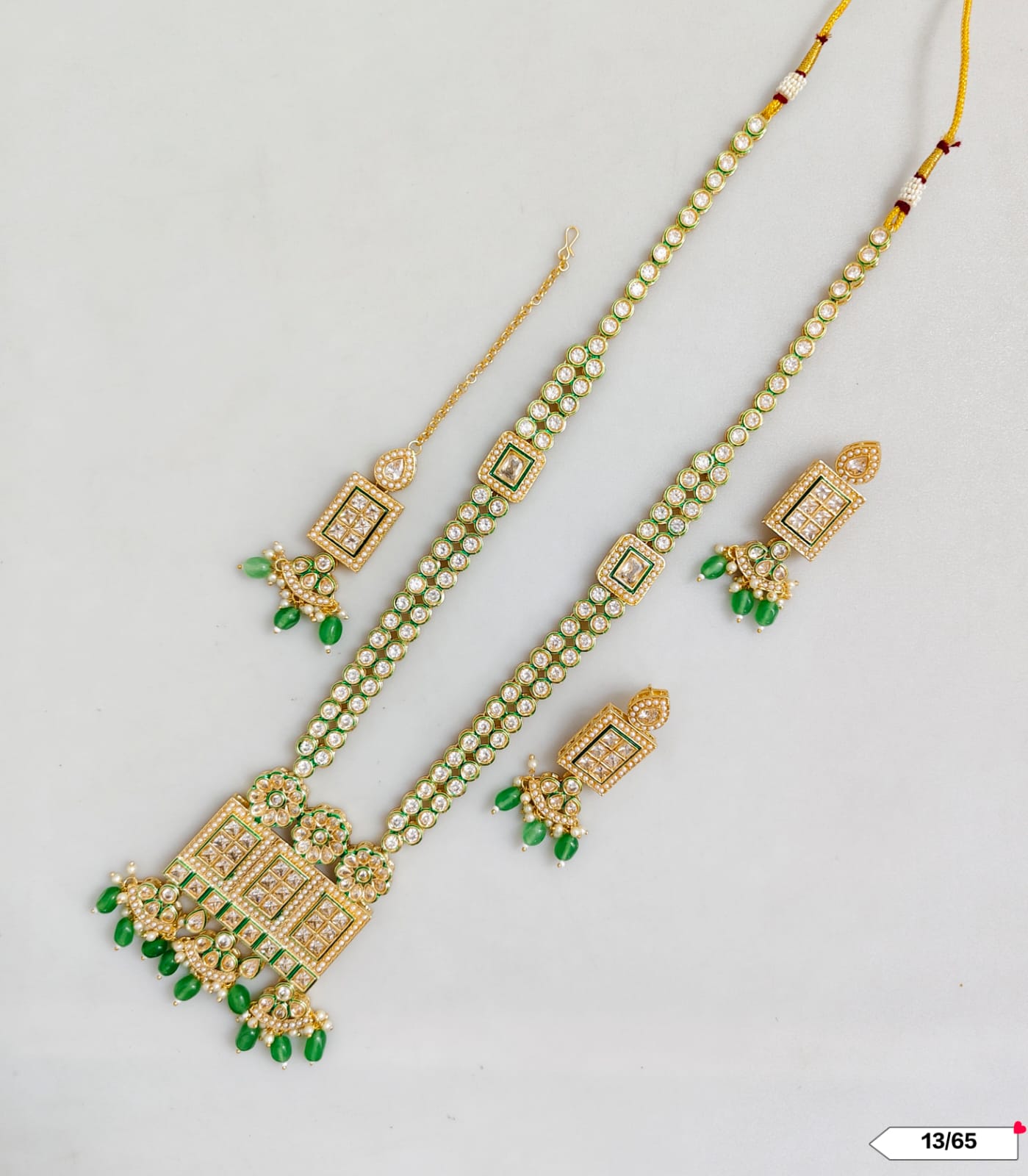 Gold Plated Kundan Jewellery Set