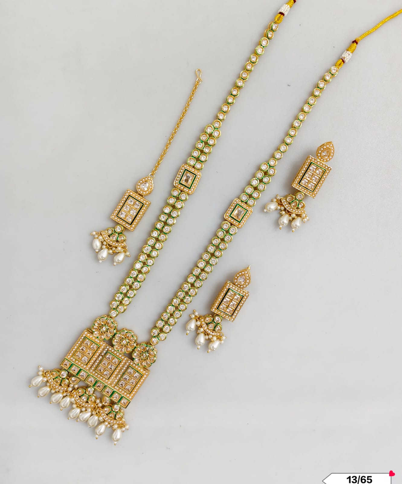 Gold Plated Kundan Jewellery Set