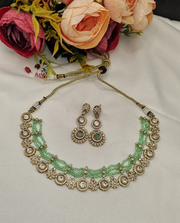 Heritage Kundan & Beaded Choker Set
