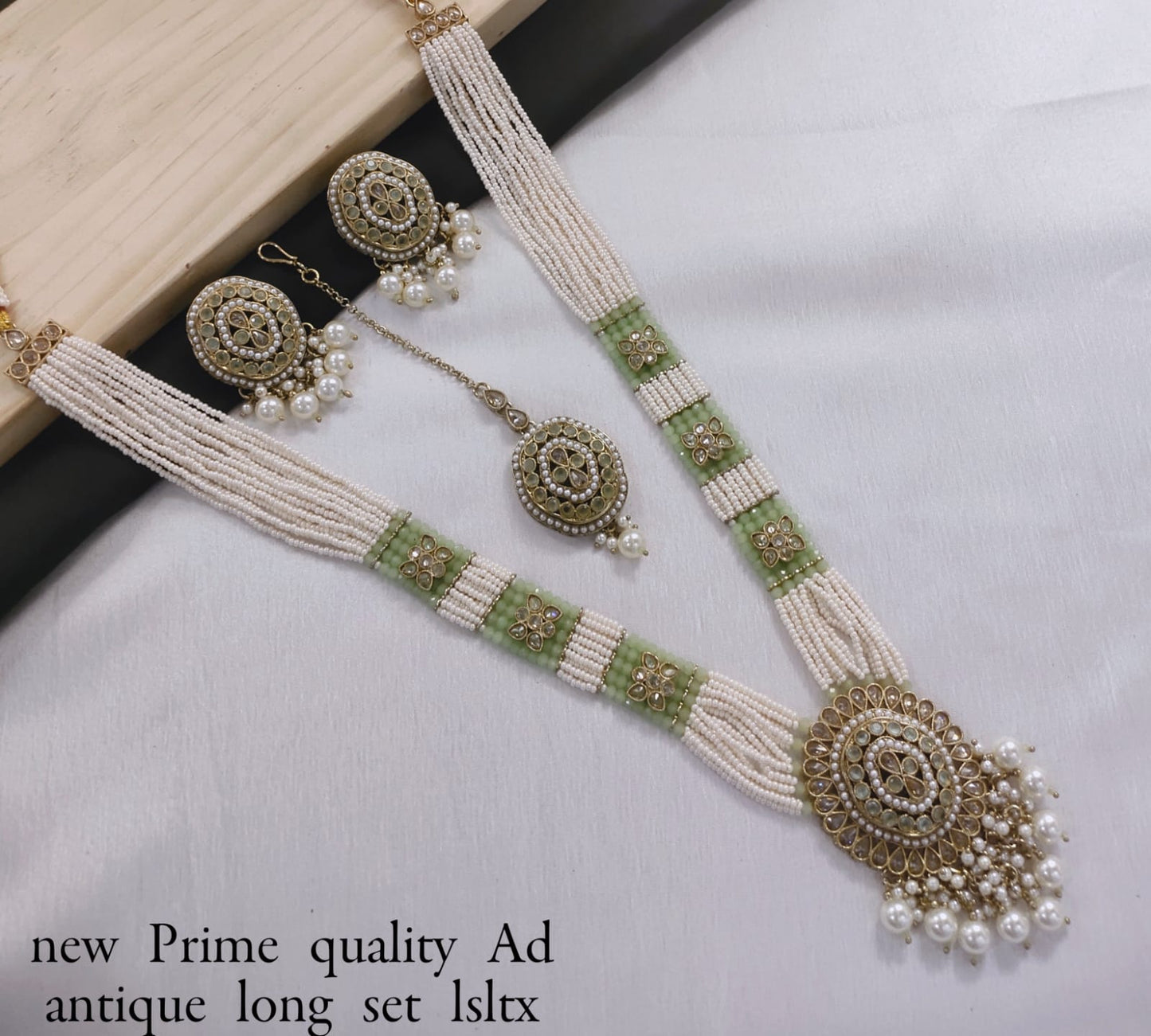 Gold Plated Kundan Stone Copper Jewellery Set