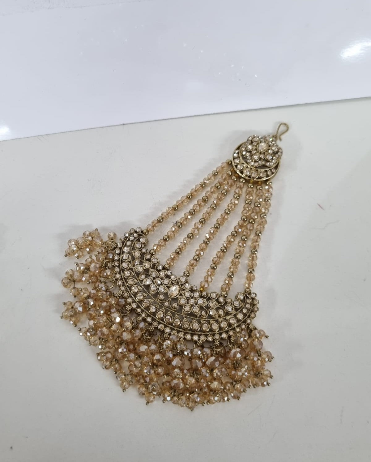 Emerald Beads Green Bridal Passa