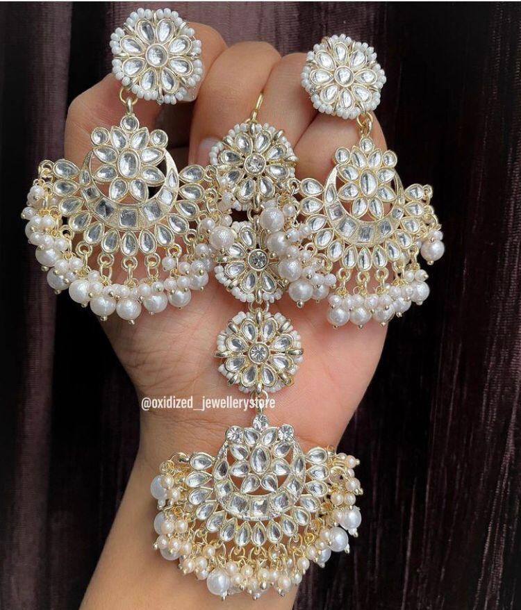 Gold Plated Earring Mangtika