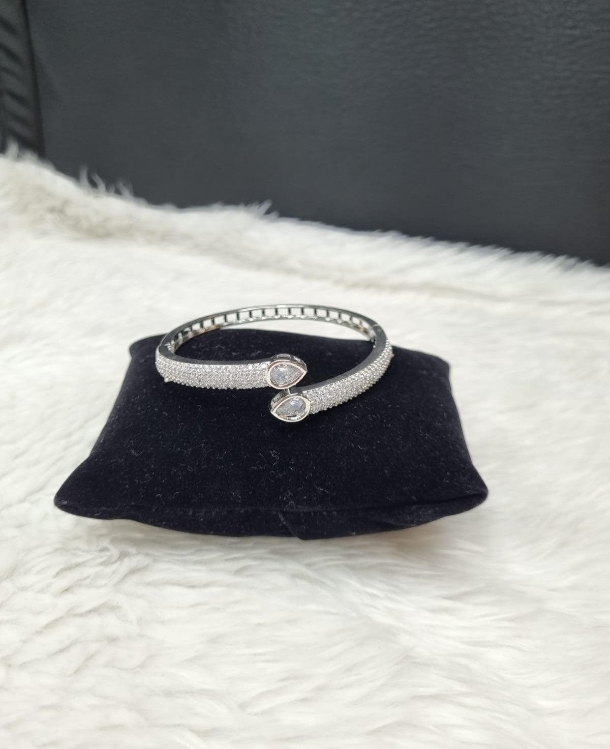 Silver Rhodium AD Bracelet