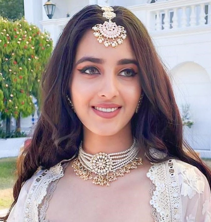 Delicate Layered Seed Pearl Choker & Matching Chandbali Tikka Set