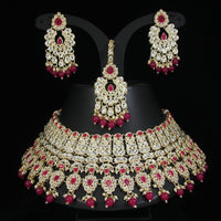 Choker CZ Stone Choker Jewellery Set