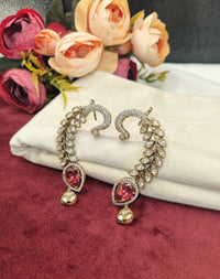 Heritage Peacock Vine Ear Cuffs