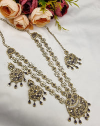 Stellar Floral Fashion Choker Set with Coordinating Earrings