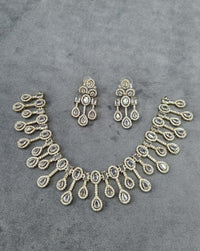 Gold Plated American Diamond Bridal Jewellery
