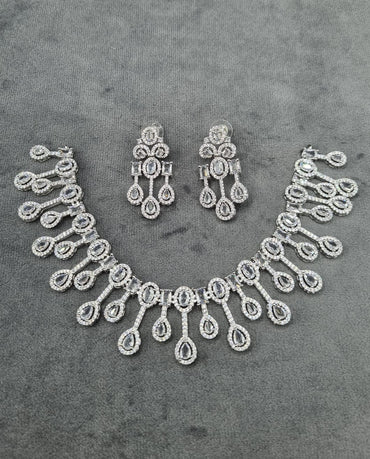 Gold Plated American Diamond Bridal Jewellery