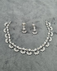 Gold-Plated Scalloped Circular Choker Set