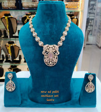 Ethnic Elephant Design AD Polki Choker Set