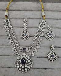 Antique Double Layer Bridal Necklace Set