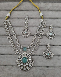 Antique Double Layer Bridal Necklace Set