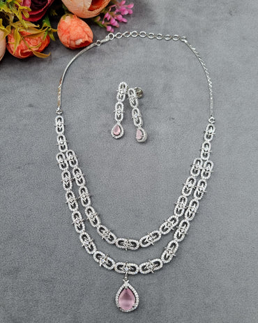 The Rani Radiance Layered AD Necklace & Earring Set