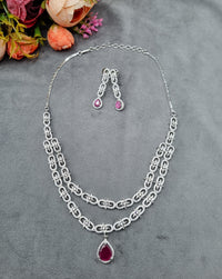 The Rani Radiance Layered AD Necklace & Earring Set