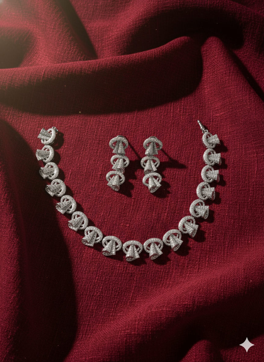 Aqua Blue Crystal Wedding Jewelry Set with Pearl Accents