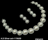 American Diamond Studded Necklace Set