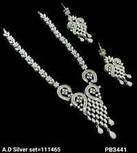 American Diamond Studded Necklace Set