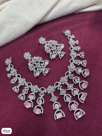 Elegant Statement Necklace and Earrings Set with Intricate Crystal Detailing - Lucentemarket