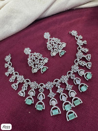 Elegant Statement Necklace and Earrings Set with Intricate Crystal Detailing - Lucentemarket